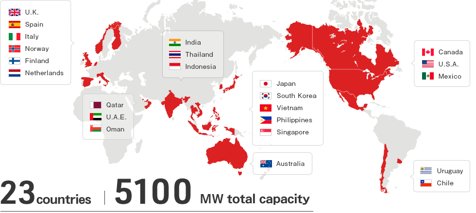 Major Overseas Consulting Map