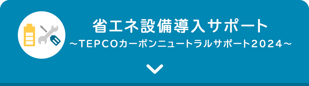 省エネ設備導入サポート ～TEPCOカーボンニュートラルサポート2024～