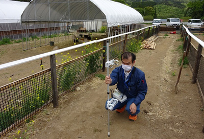 空間線量率測定（通路上）