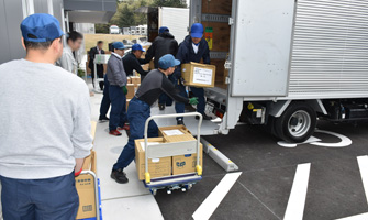 大熊町役場の開庁に向けた協力
