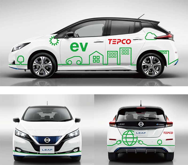 業務車両EVの新たなラッピングデザインは社員投票で決定。グループ一丸となってEV普及の取り組みを推進していく
